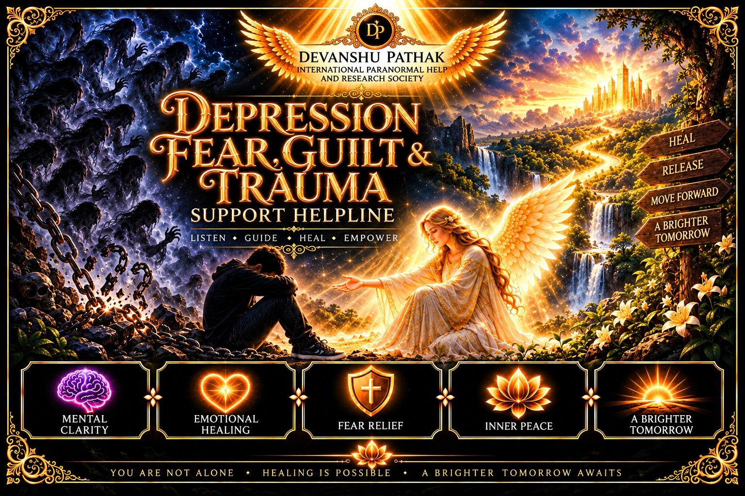Depression, Fear, Guilt &  Trauma Support Helpline